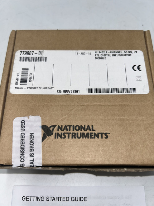 New National Instruments NI 9402 4 Channel High Speed TTL Digital InputOutput NEW 779987-01 - Product Image
