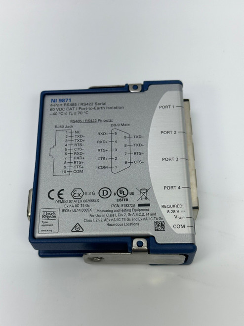 Used National Instruments NI-9871 C Series Serial Interface Module - Product Image