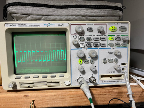 Used Agilent 54622D with analog, digital probes and original manuals - Product Image