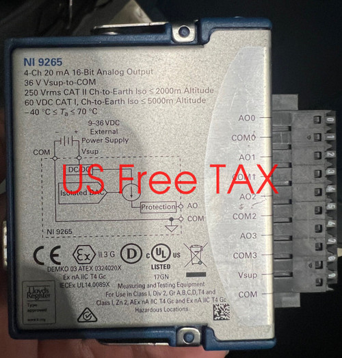 Used National Instruments NI 9265 cDAQ Analog Current Output Module ni-9265 - Product Image