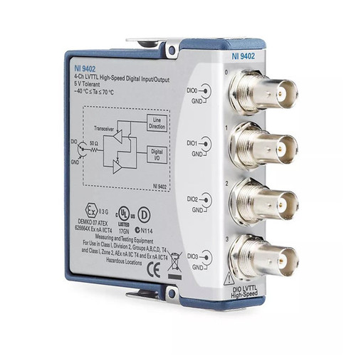 New NI-9402 779987-01 Digital IO Module BNC, 4 Channel C-Series CompactDAQ  RIO - Product Image