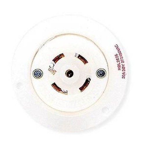 Hubbell Wiring Device-Kellems Hbl2826 Receptacle,Flanged,30A,L22-30