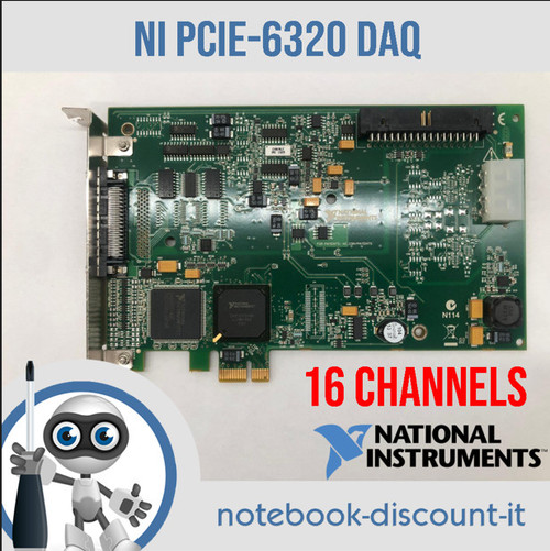 Used National Instruments NI PCIe-6320 781043-01 DAQ Data Acquisition Card 16 Ch. - Product Image