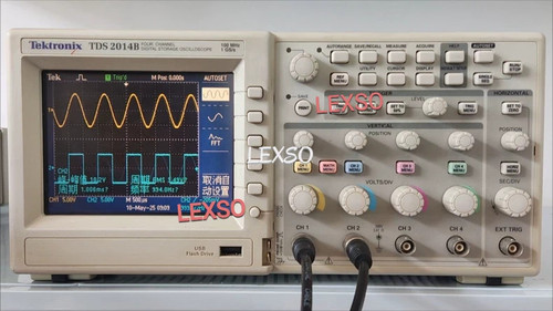 Used 1pcsTektronix TDS 2014B 100MHz 4 Channel 1GSs Color Oscilloscope Digital - Product Image