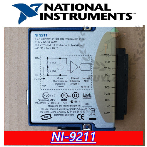Used USED National Instruments NI-9211 cDAQ Temperature Thermocouple Input Module - Product Image