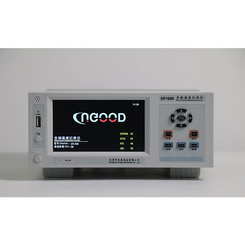 New 5 LCD Temperature Data Logger Multi-Channel USB Temperature Recorder GP1000  - Product Image
