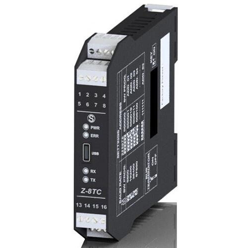 New Z-8TC-1 Module with 8 independent input channels for thermocouple - Product Image