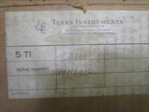 New TEXAS INSTRUMENTS 5TI-3201 TIMER COUNTER MODULE NSMP - Product Image