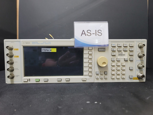 Used Agilent E4437B 250 kHz - 4 GHz Front Panel, As-is 0536 - Product Image