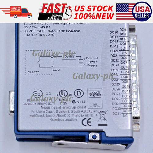 New US Free TAX NEW National Instruments NI-9477 NI 9477 32-Ch Digital Sinking - Product Image