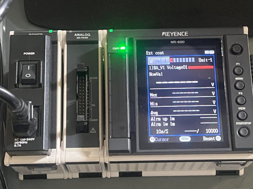 Used Keyence NR-600 NA-HA08 NR-U60 Data logger Fast Shipping - Product Image