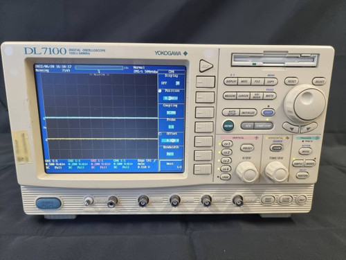 Used YOKOGAWA DL7100 4 Chanel Digital Oscilloscope 500 MHz 701420-MN2E2E3 - Product Image