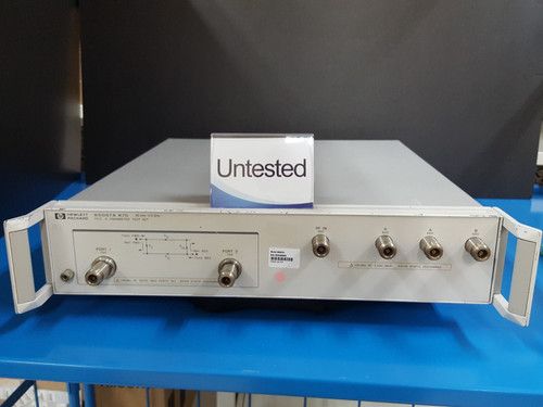 Used HP 85047A K75 75Ohm S-Parameter Test Set, 30KHz - 3.0GHz, Untested 9006 - Product Image