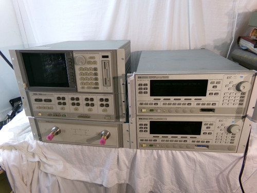 Used Hewlett Packard 8510C Network Analyzer ,83620A, 83620B, 8530A, 85110A, 85395B . - Product Image