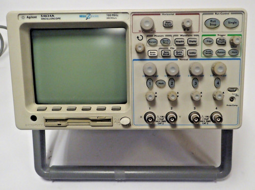 Used AGILENT 54624A MEGA ZOOM OSCILLOSCOPE 100MHz 200 MS as 4 CHANNEL w N2757A MOD - Product Image