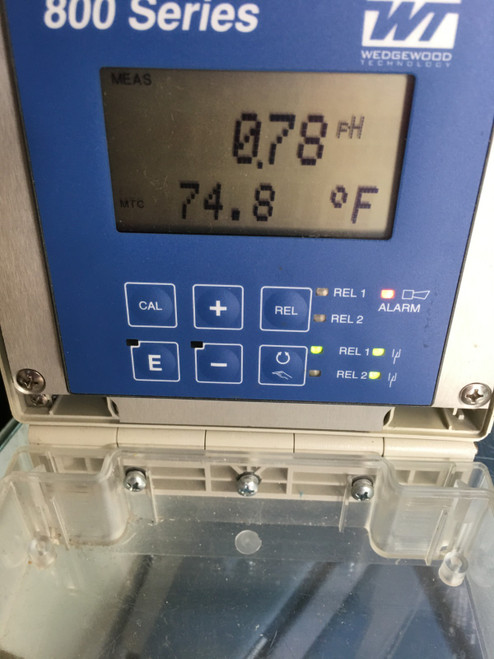 Used Wedgewood 800 series PH analyzer tested as pictured-30 day warranty - Product Image