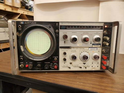 Used HP 141S DISPLAY SECTION W HP 8553L8552B IF AND RF SPECTRUM ANALYZERS  - Product Image