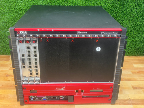 Used Ixia 870-0013-09 Optixia X16 IP Network Tester w 1x ELM1000ST2  2x LM1000STXS4 - Product Image