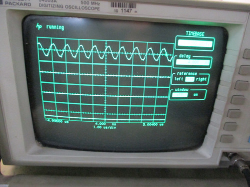 Used HP 54503A 500MHz sampling digital oscilloscope digitizing 4 channel 5-S - Product Image