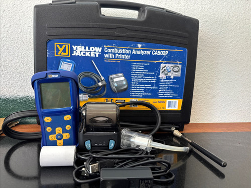 Used Yellow Jacket CA502P Combustion Analyzer Printer Kit 68602 - Product Image
