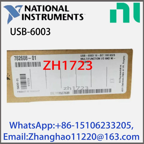 New American NI NEW USB-6003 782608-01 data acquisition card fast shipping - Product Image