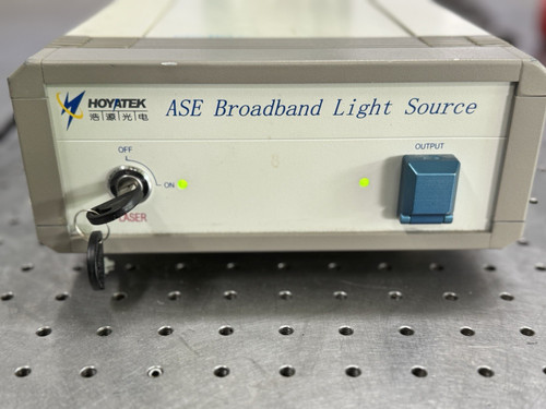 Used HOYATEK 1550nm ASE Broadband Light Source  HY-ASE-C-N-B-15  Output Confirmed - Product Image