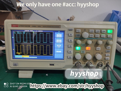 Used 1PCS UNI-T, UTD2102CM oscilloscope 100MHz 1GSs hyy - Product Image