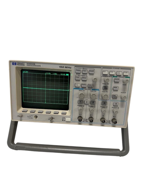 Used HEWLETT PACKARD hp 54602B OSCILLOSCOPE With Module AGILENT 54657A 54602B OSCILLOSCOPE W 54657A - Product Image
