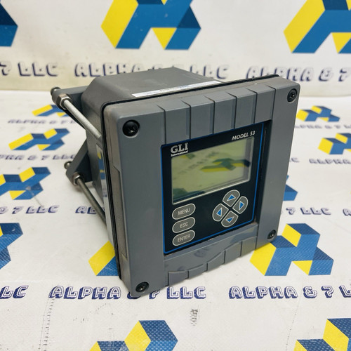 Used GLI International E53A2A1N Model 53 Electrodeless Conductivity Analyzer E53A2A1N Electrodeless Conductivity Analyzer...