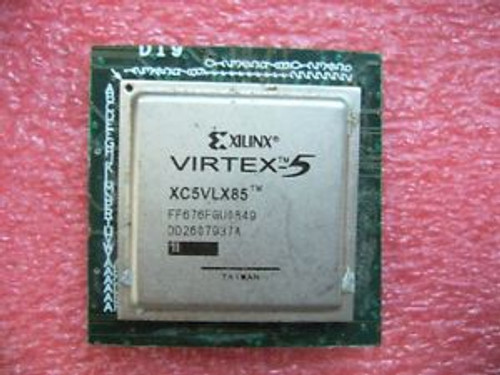 QTY 1x Xilinx VIRTEX-5 XC5VLX85 FF676FGU IC on PCB