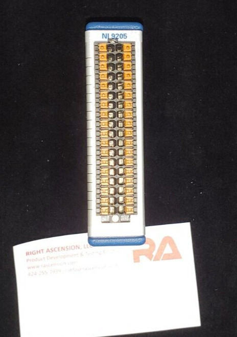 Used National Instruments NI 9205 151515E-06L cDAQ Analog Input Module, 32 Channels - Product Image