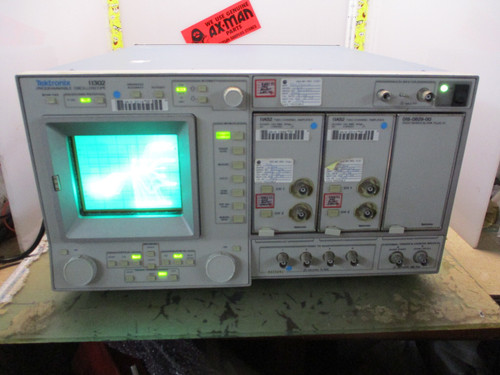 Used tektronix 11302 programmable oscilloscope 11a52 two channel amplifiers p 19-E - Product Image