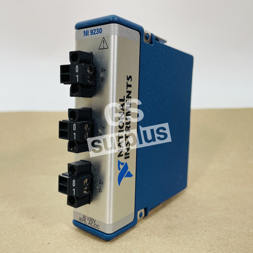 New NATIONAL INSTRUMENTS NI 9230 Sound and Vibration Module New no box NI 9230-  *a0l8s7l - Product Image