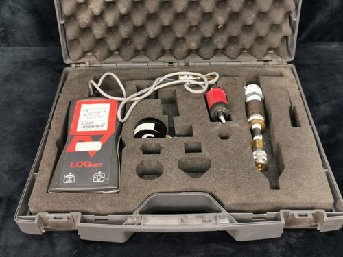 Used DevAir Pressure Data Logger 0 16 Bar Industrial Air Pressure Sensor Kit CMC Case Y13DEVA11.00 - Product Image