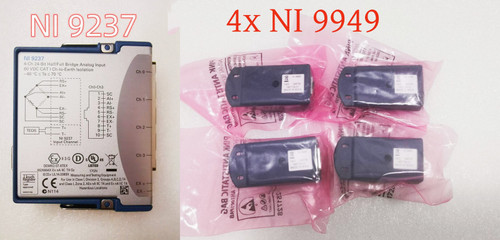 Used National Instruments NI 9237 Bridge Analog Input module  NI 9949Pack Of 4  - Product Image