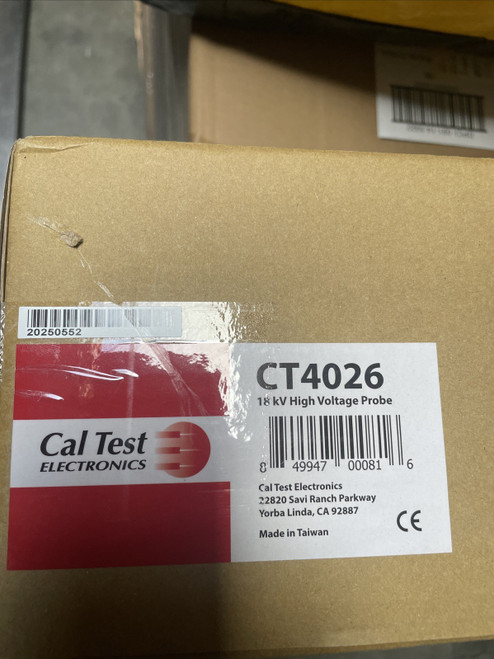 New Cal Test CT4026 18kV High Voltage Probe - Product Image