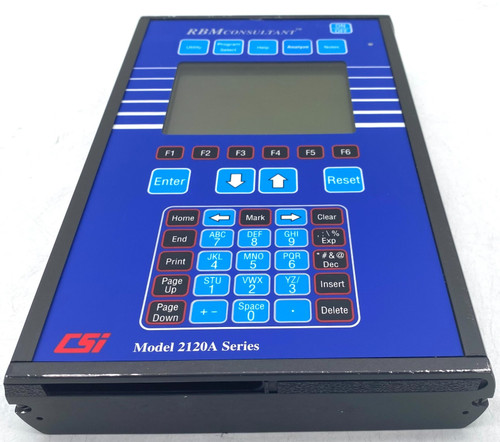 Used EMERSON CSI RBM 2120-1 DUAL-CHANNEL MACHINERY ANALYZER REV.2 W PROTECTIVE CASE - Product Image