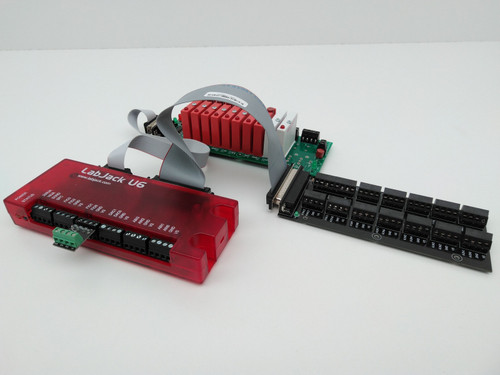 Used LabJack U6 Precision USB Multifunction DAQRB12 Relay BoardCB37 Terminal Board - Product Image