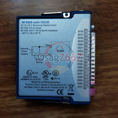 Used National Instruments NI-9426 NI 9426 780030-01 Digital Input Module D-Susb USED  - Product Image