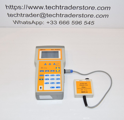 Used METRON daeg SpO2 analyzer With PTA-1Probe Test adapter box 30 days return DAEG SpO2 analyzer - Product Image