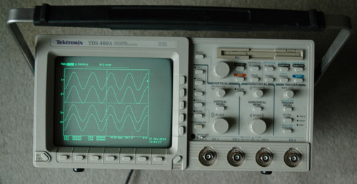 Refurbished Tektronix TDS460A TDS 460A 400Mhz Digital Oscilloscope GPIB VGA Power Cord - Product Image