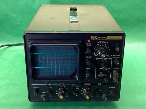 Used BK Precision 1472B 15 MHz Triggered Sweep Dual-Trace Oscilloscope - UNTESTED - Product Image