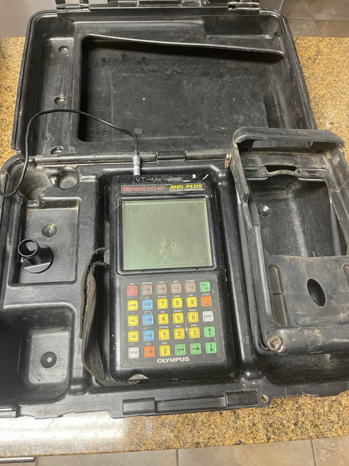 Used 1 Olympus 37DL Plus Ultrasonic Flaw Detector No ChargerTransducer Panametrics Epoch Omniscan Zetec Krautkramer - Prod...