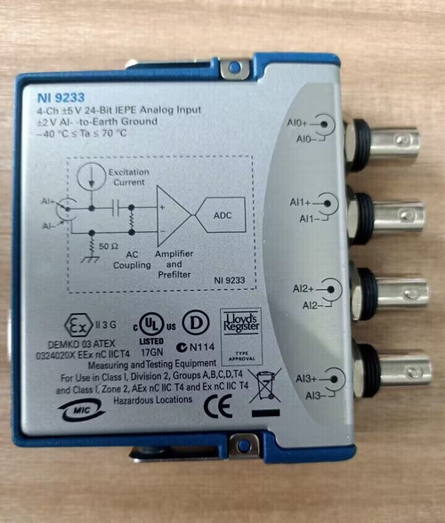 Used NATIONAL INSTRUMENTS NI 9233 779365-01 NI-9233 Analog Input Module  - Product Image