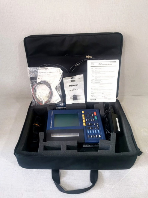 Used YOKOGAWA OR121-2OR100 HANDY OSCILLOGRAPHIC RECORDER WITH BAG  ADAPTER - Product Image