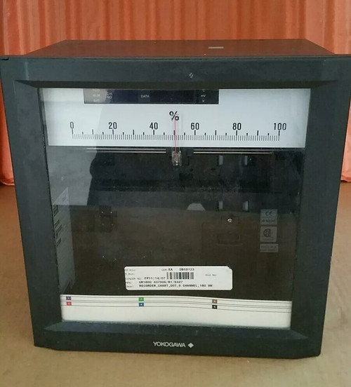New Yokogawa uR1800 437506 Chart Recorder, DOT, 6 CH, 180MM - Product Image