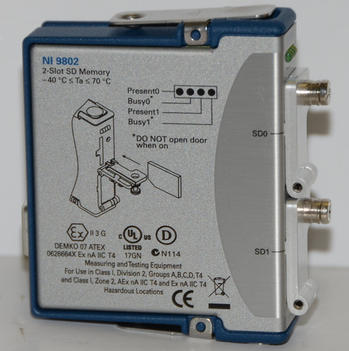 New New National Instruments NI 9802 Secure Digital Removable Storage Module - Product Image