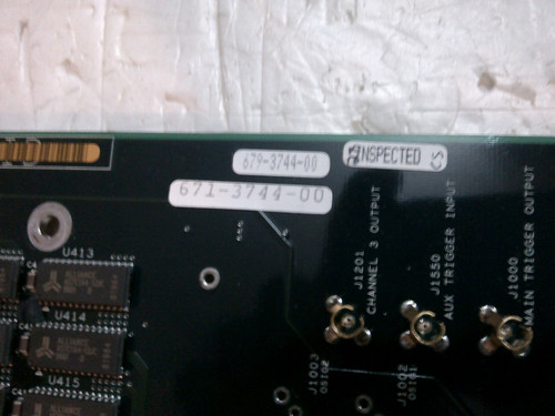Used Tektronix ACQUISITION Board TEK 671-3477-00 for TDS-724A  working condition - Product Image