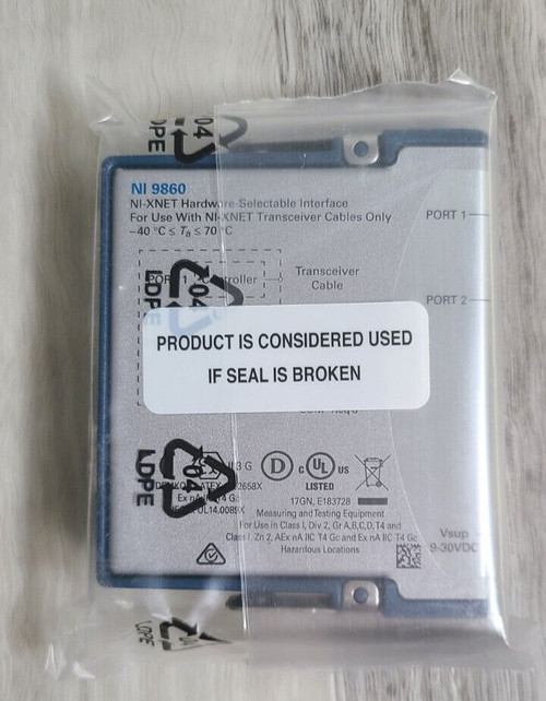 New National Instruments NI 9860 NI9860, TRC8542 - Product Image