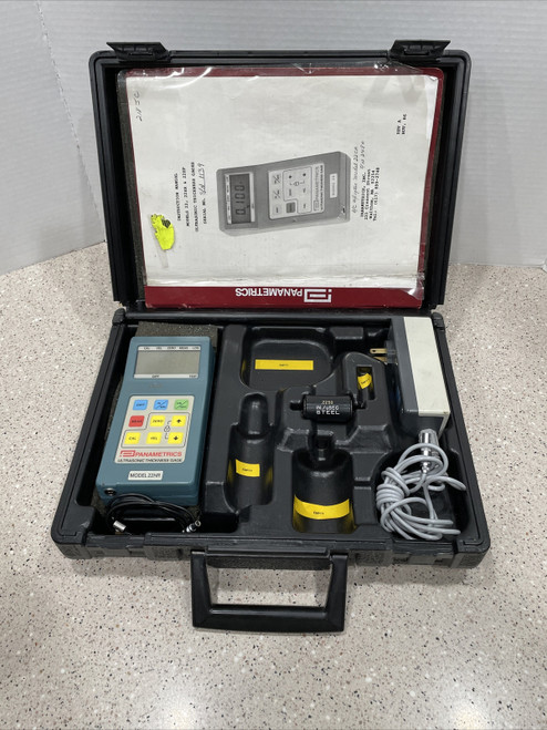 Used Panametrics Model 22HR Ultrasonic Thickness Gage SGR3.2jr - Product Image